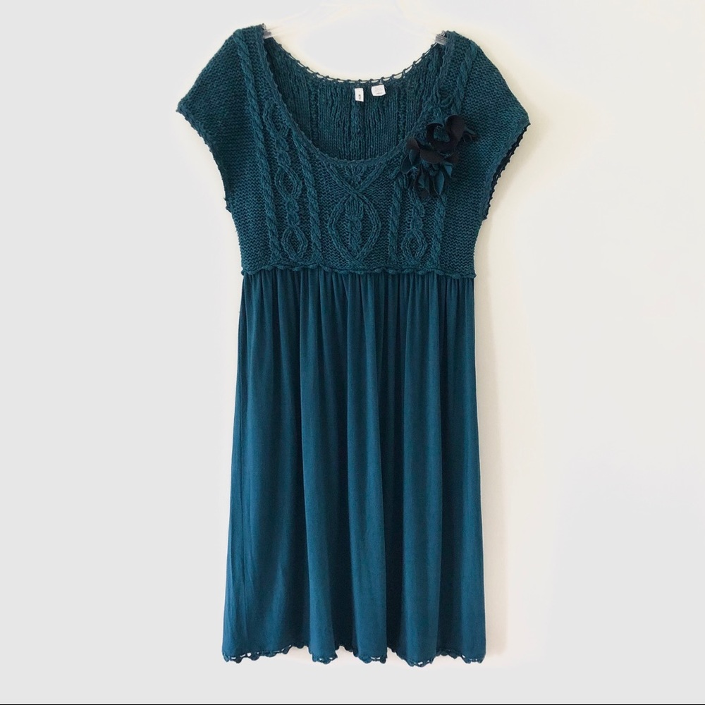 Anthropologie Moth Water's Edge Dress | S